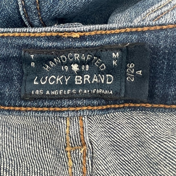 Lucky Brand Distressed Cut Off Frayed Hem Denim Jeans Size 26 Women’s - Picture 4 of 7